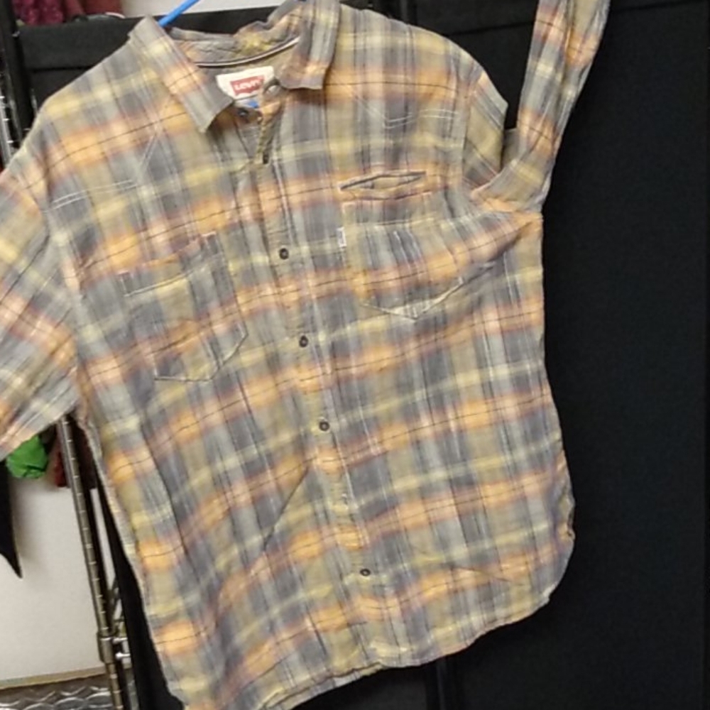 Multi colored levi's button down
